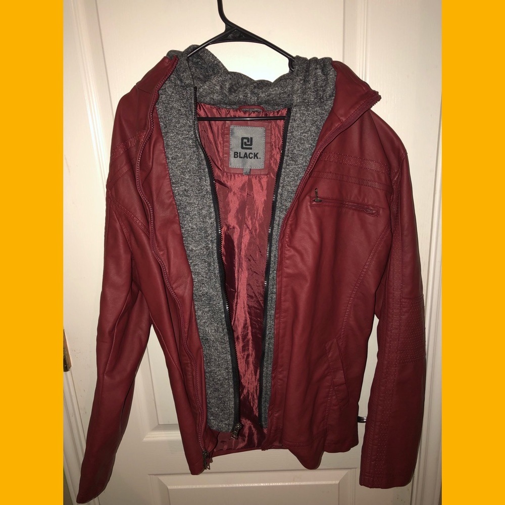 Large Red Rue 21 Black Brand double layered jacket